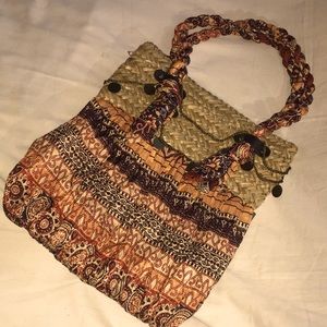 SunNSand Natural Boho Woven Bag Jangles & dangles